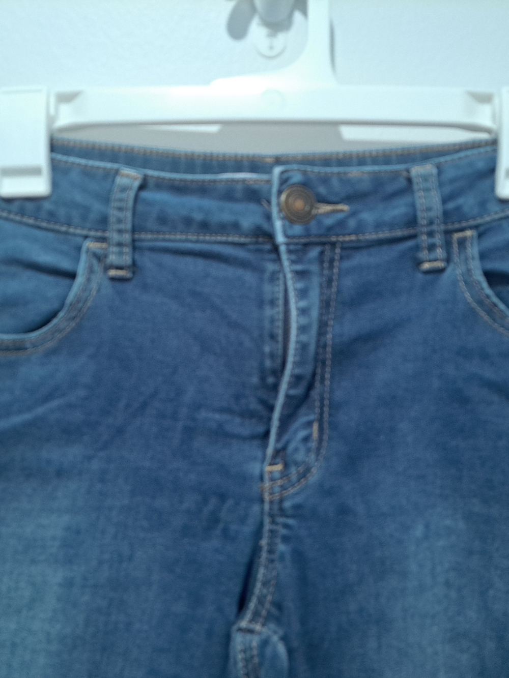 SO Women's Slim Stretch Skinny Jeans - Medium Blue Wash - Picture 2 of 5